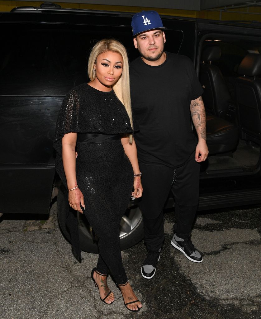 Blac Chyna & Rob Kardashian Visit Onyx Nightclub
