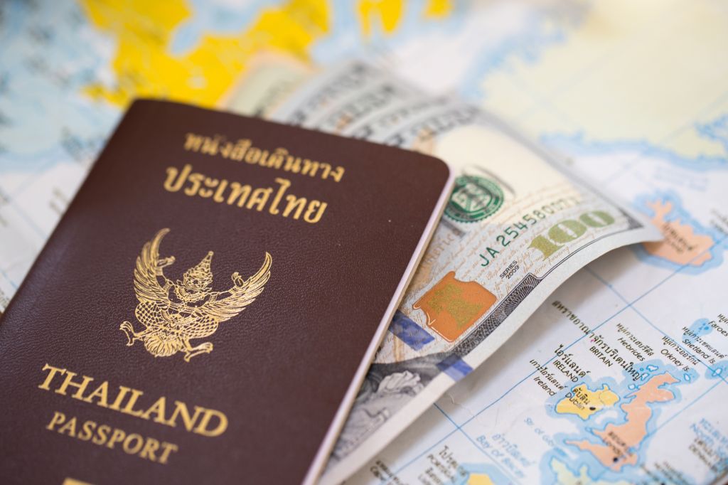 Travel concept background,Overhead view of Traveler's accessories.