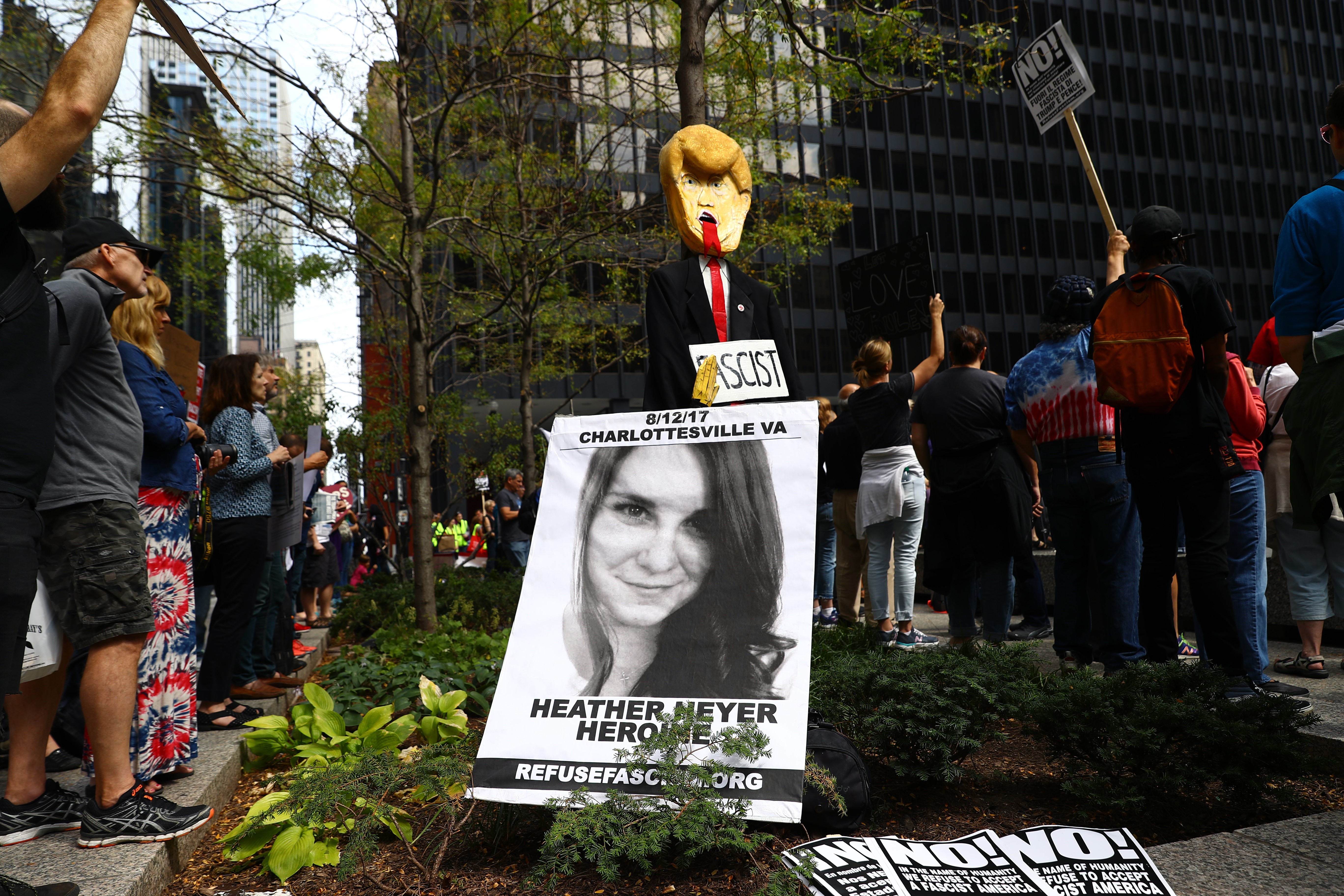 Protest Against Racism and Hate in Chicago
