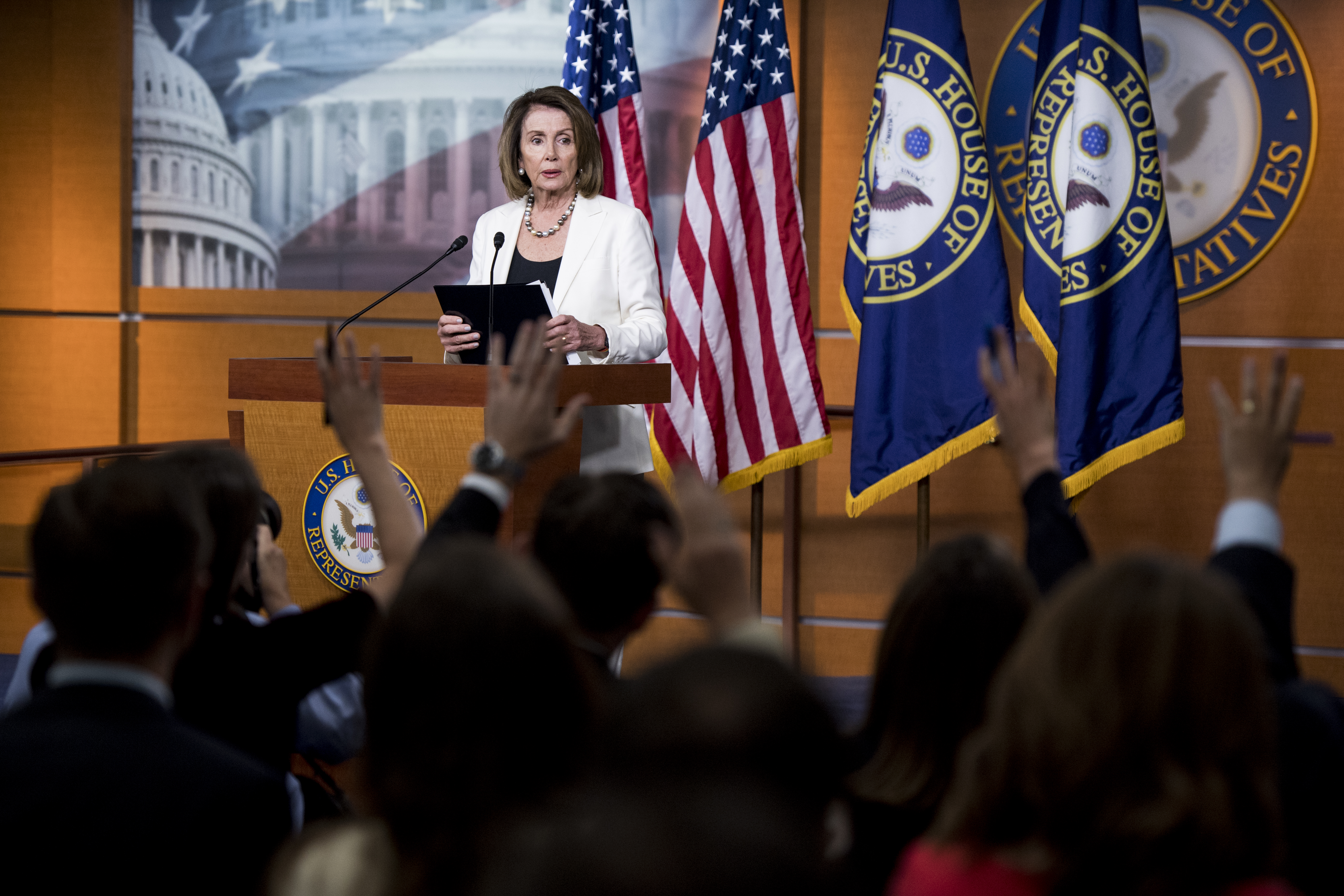 House Minority Leader Nancy Pelosi...