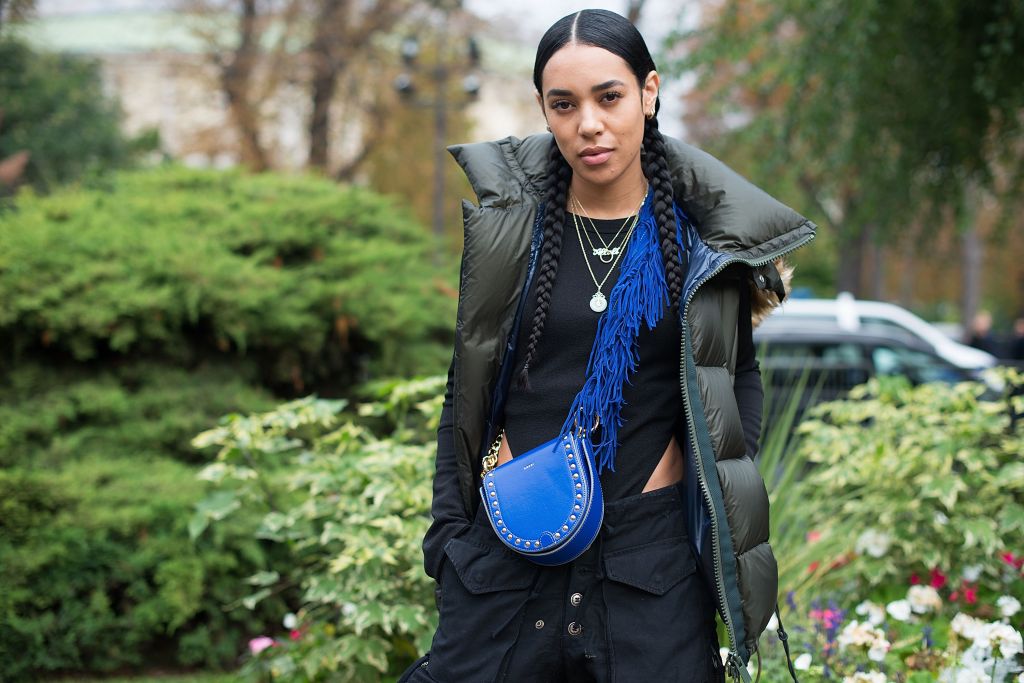 Street Style : Paris Fashion Week Womenswear Spring/Summer 2018 : Day Seven