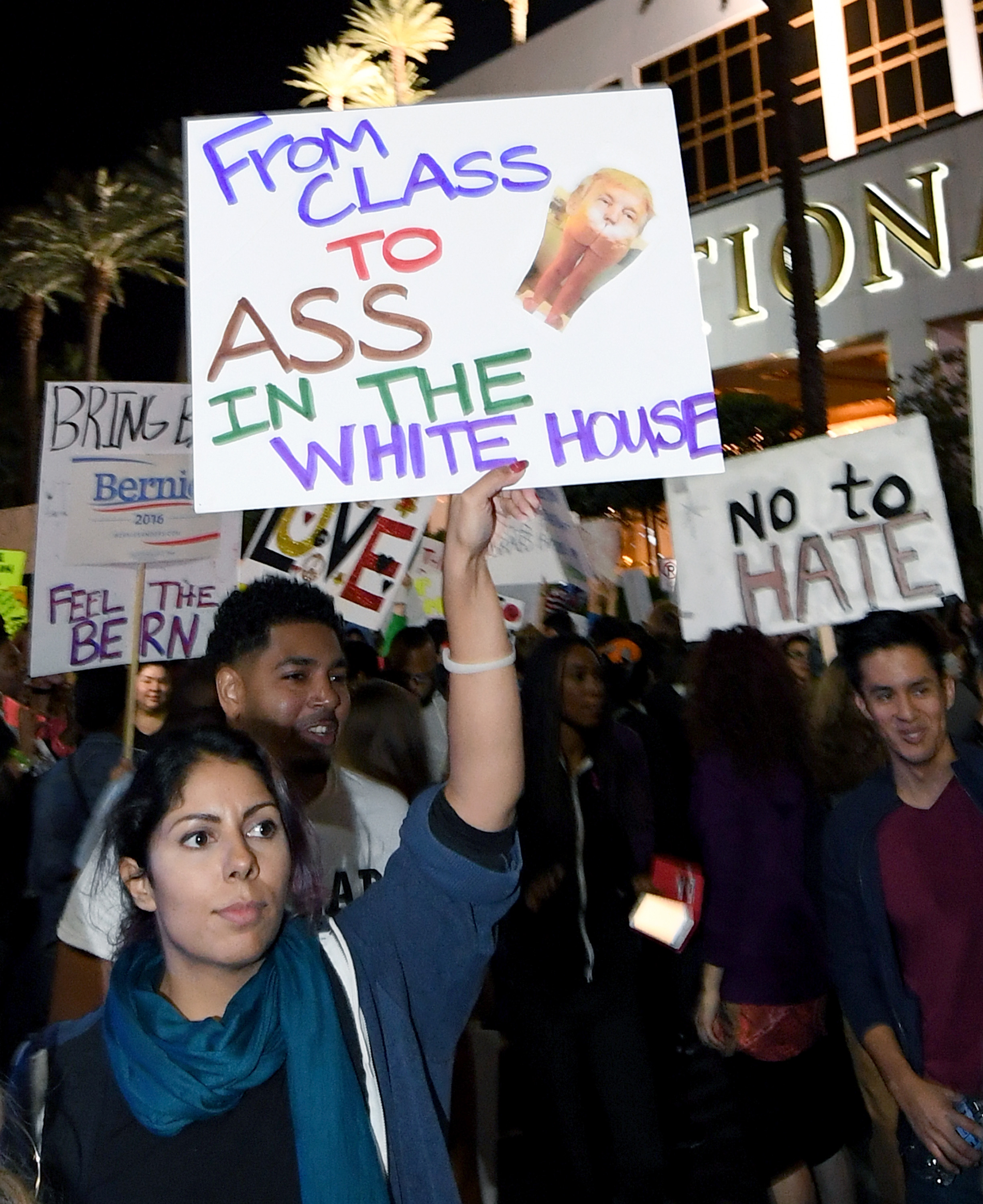 Anti-Trump Protesters Continue To Demonstrate Across The Country