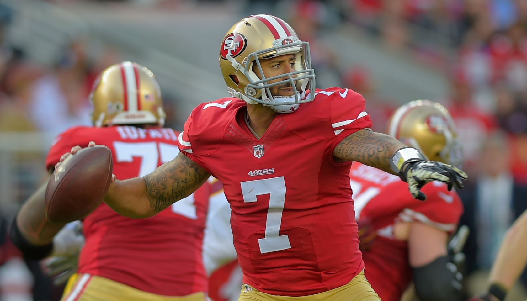 the San Francisco 49ers play the Washington Redskins