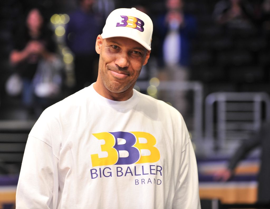 Celebrities At The Los Angeles Lakers Game