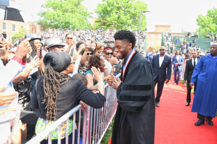 Chadwick Boseman at Howard University