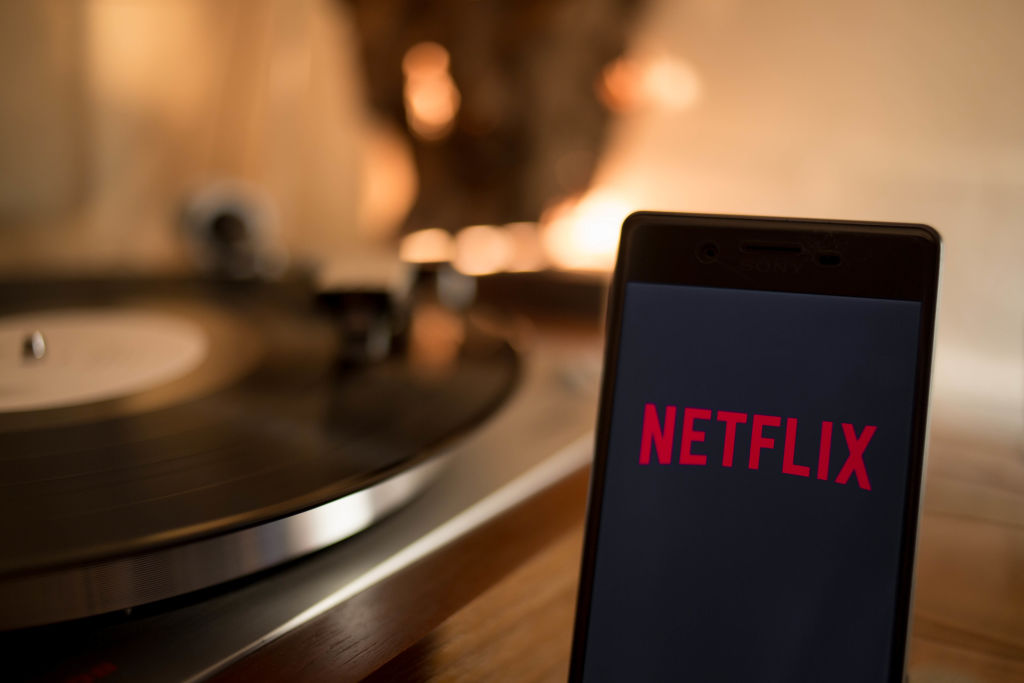The Netflix application seen displayed on a Android...