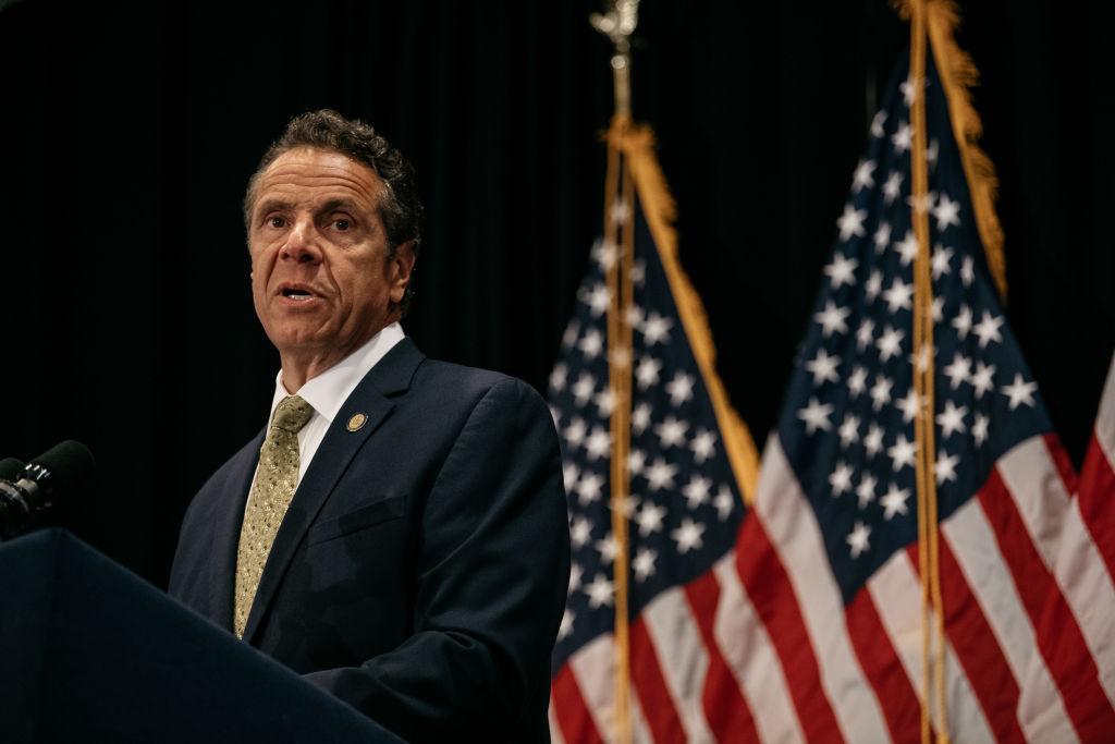 New York Governor Cuomo Joined By Al Gore Announces State Investment In Offshore Wind Power