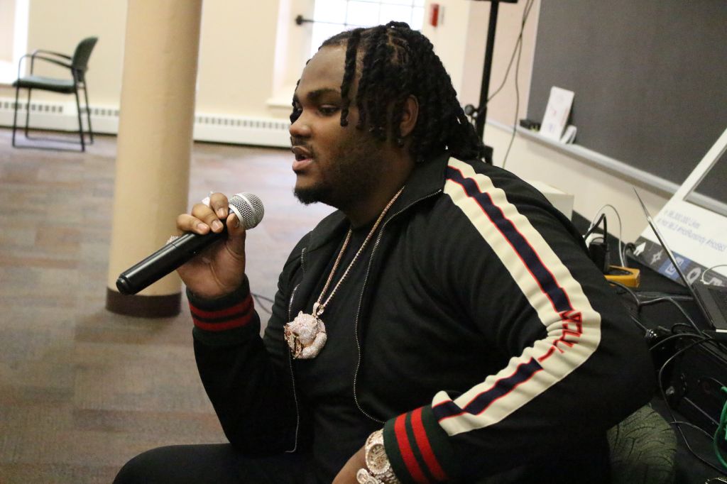 Tee Grizzley Visits Tech HS (Indy)