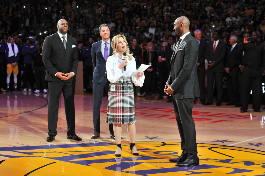 Celebrities At The Los Angeles Lakers Game