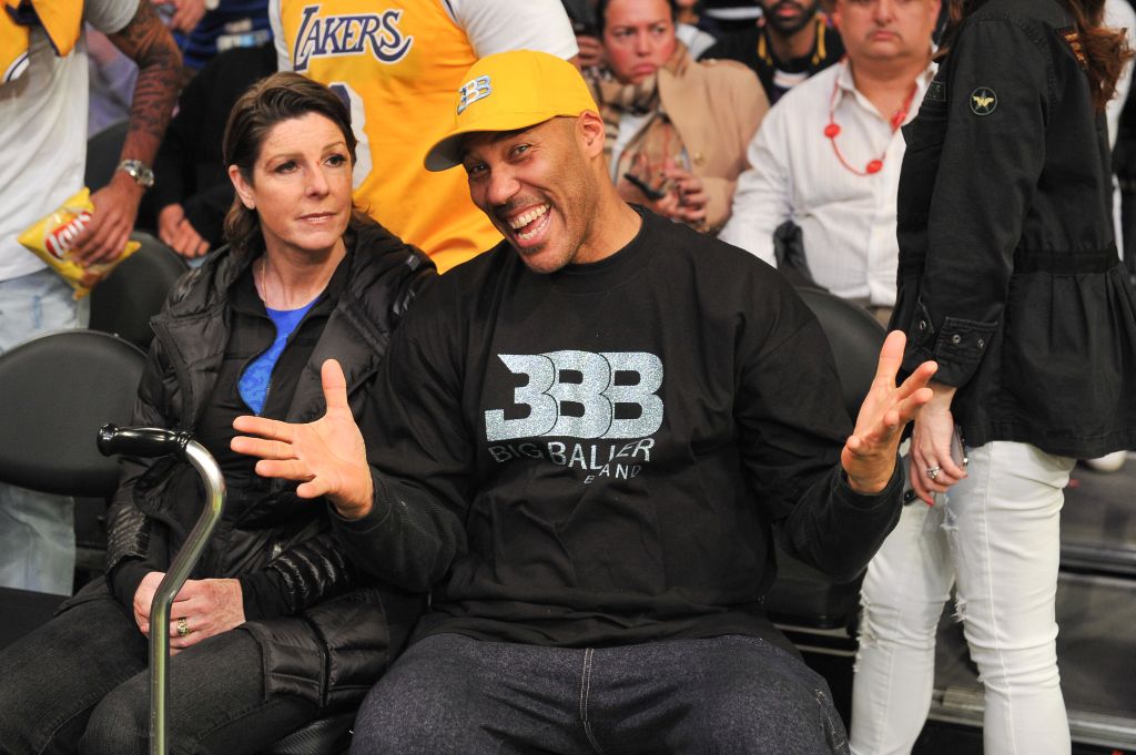 Celebrities At The Los Angeles Lakers Game