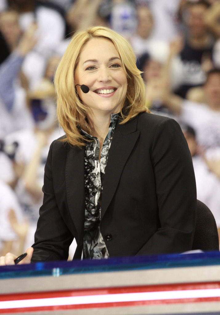 Doris Burke Working On Location