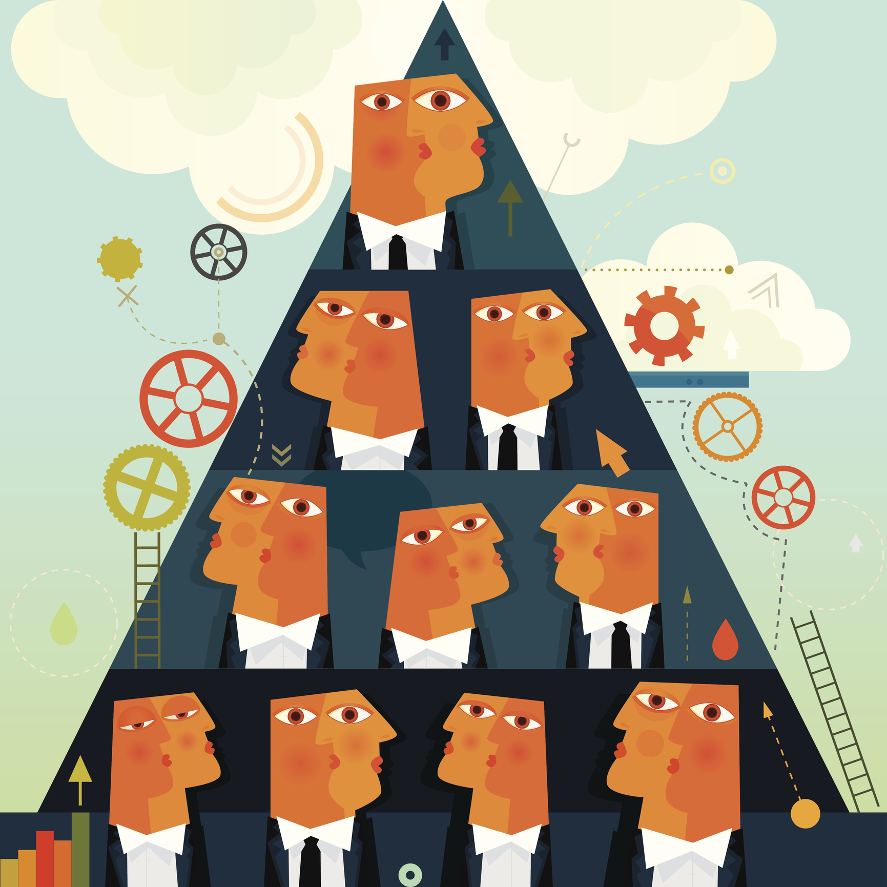Business Pyramid System