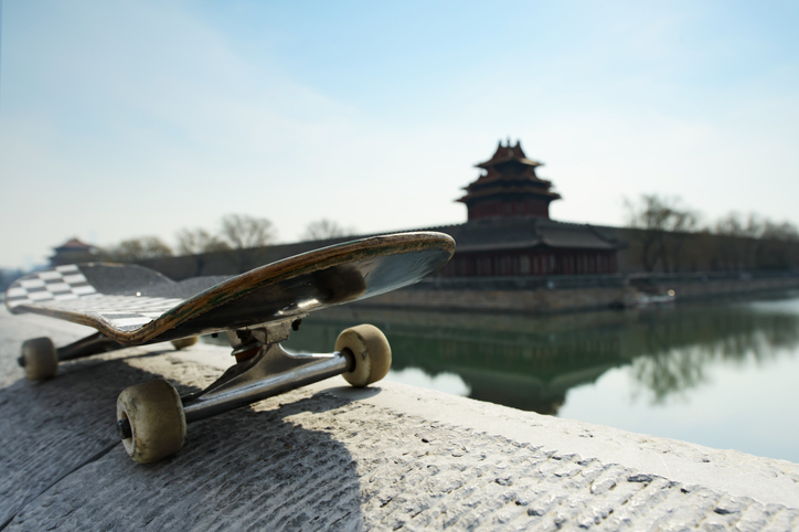 The skateboard