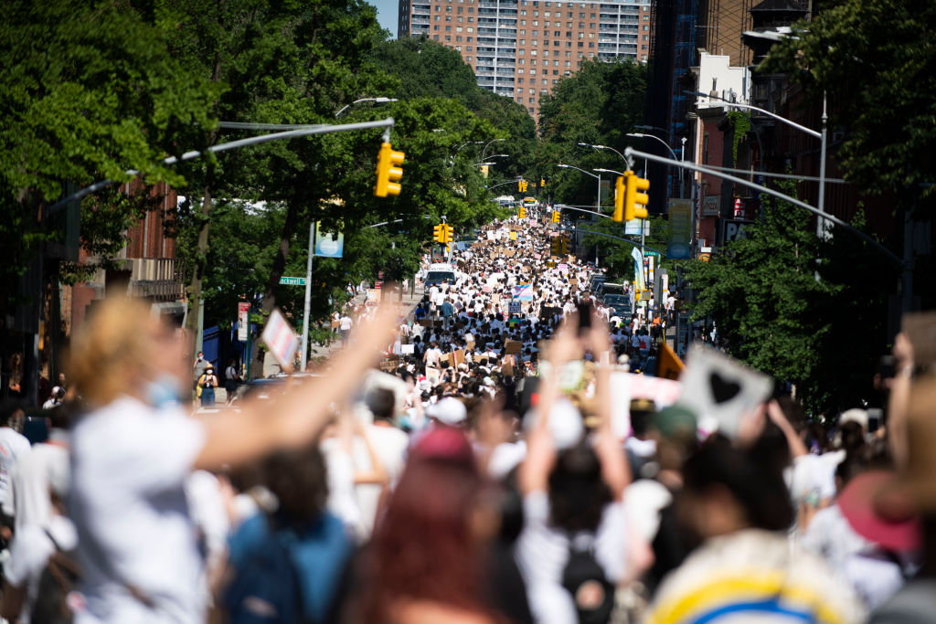 Protesters Gather In Brooklyn For Black Trans Lives Matter Rally