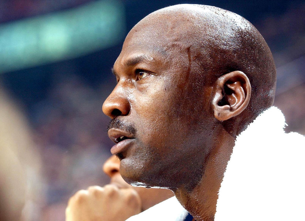 Michael Jordan shocks the world