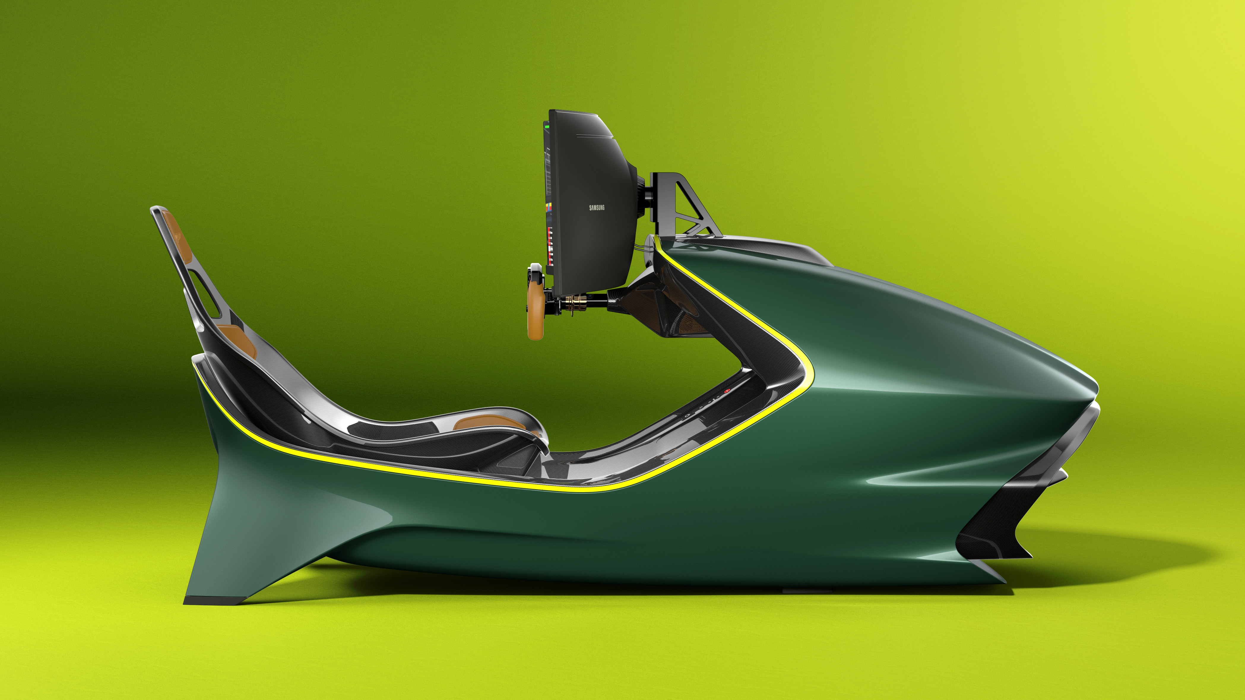 ASTON MARTIN REVEALS FIRST RACING SIMULATOR: THE AMR-C01