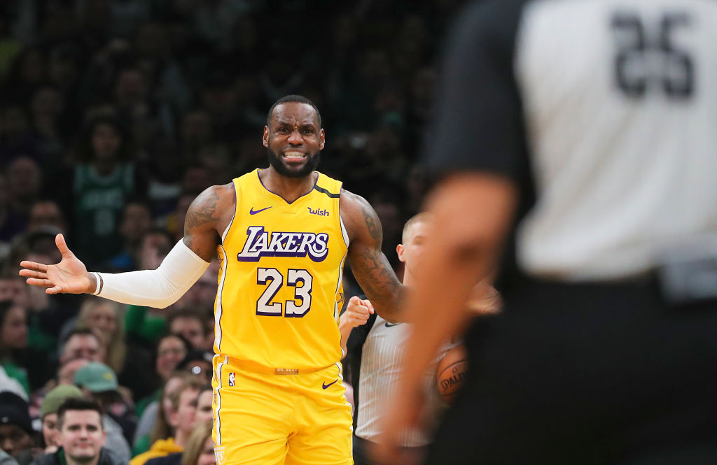 Los Angeles Lakers Vs. Boston Celtics at TD Garden