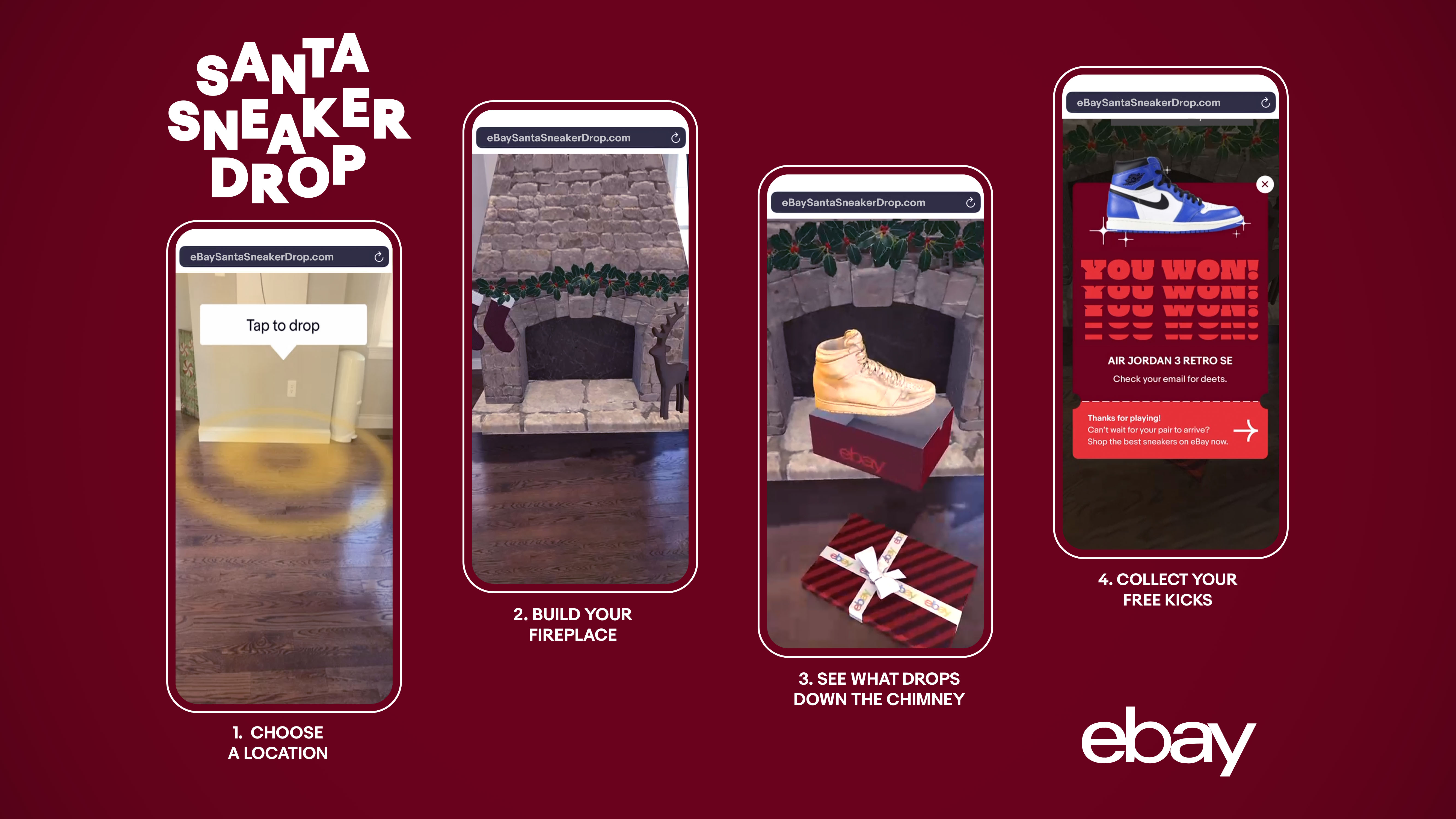 eBay “Santa Sneaker Drop"