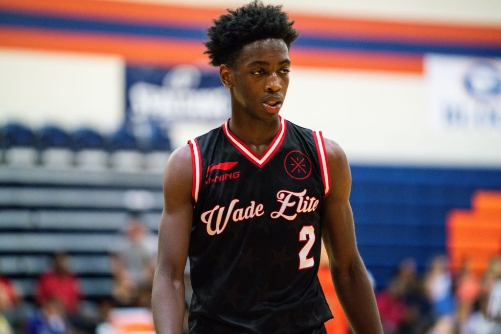 Dwyane Wade Watches Zaire Wade's AAU Game at Fab 48 Tournament