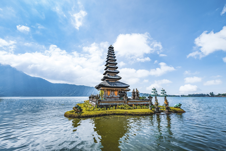 Pura ulun danu bratan temple in Bali