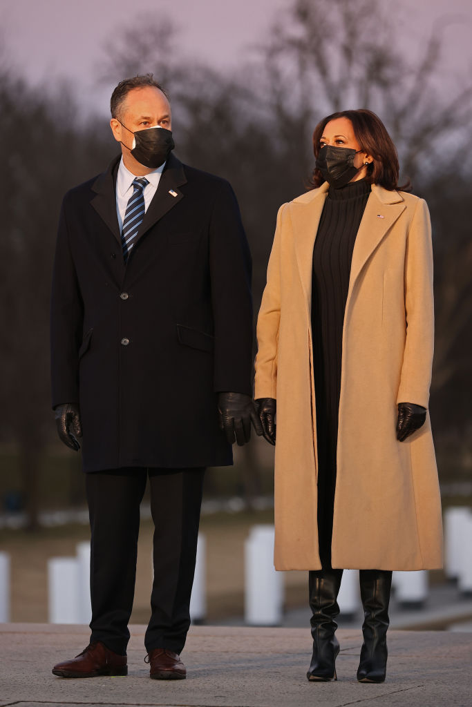 Vice President-Elect Kamala Harris wears Pyer Moss at COVID-19 memorial