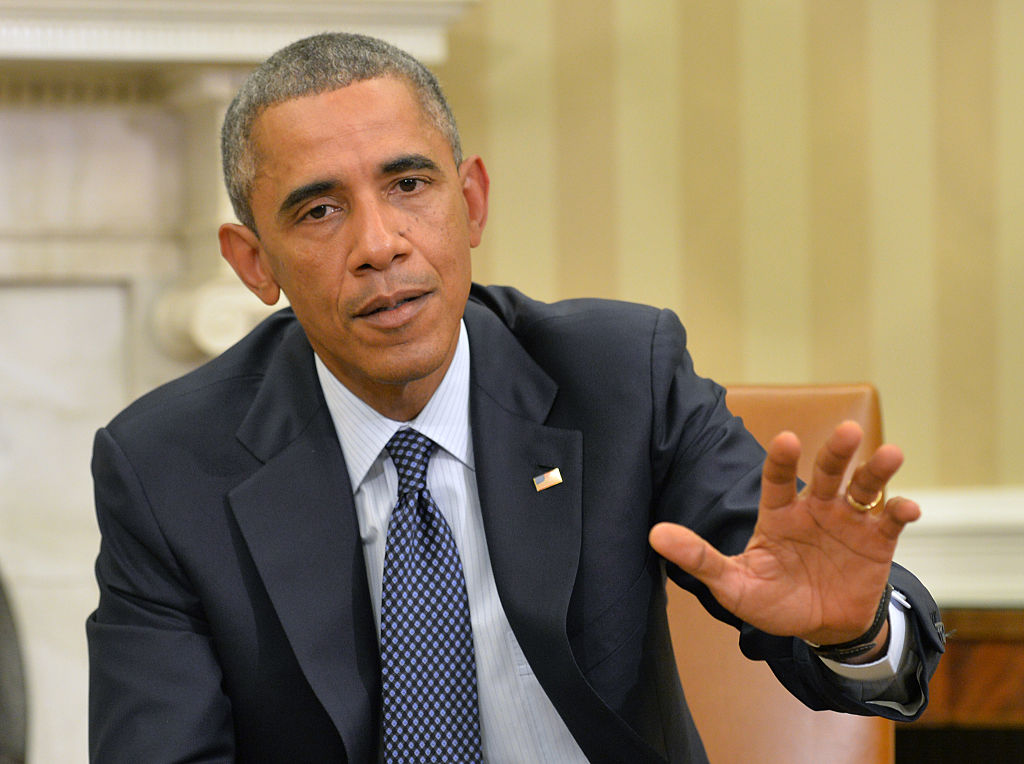 Obama Meets With Members Of His Ebola Response Team At White House