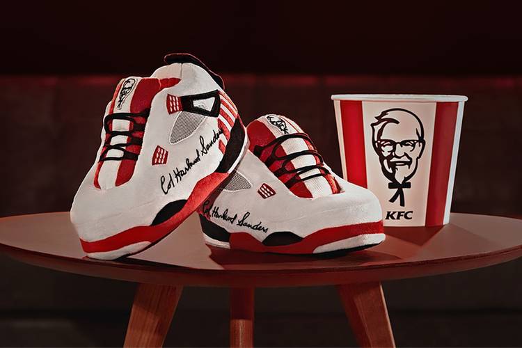 KFC Dropping A Pair of Basketball-Inspired Slippers To Keep You Cozy