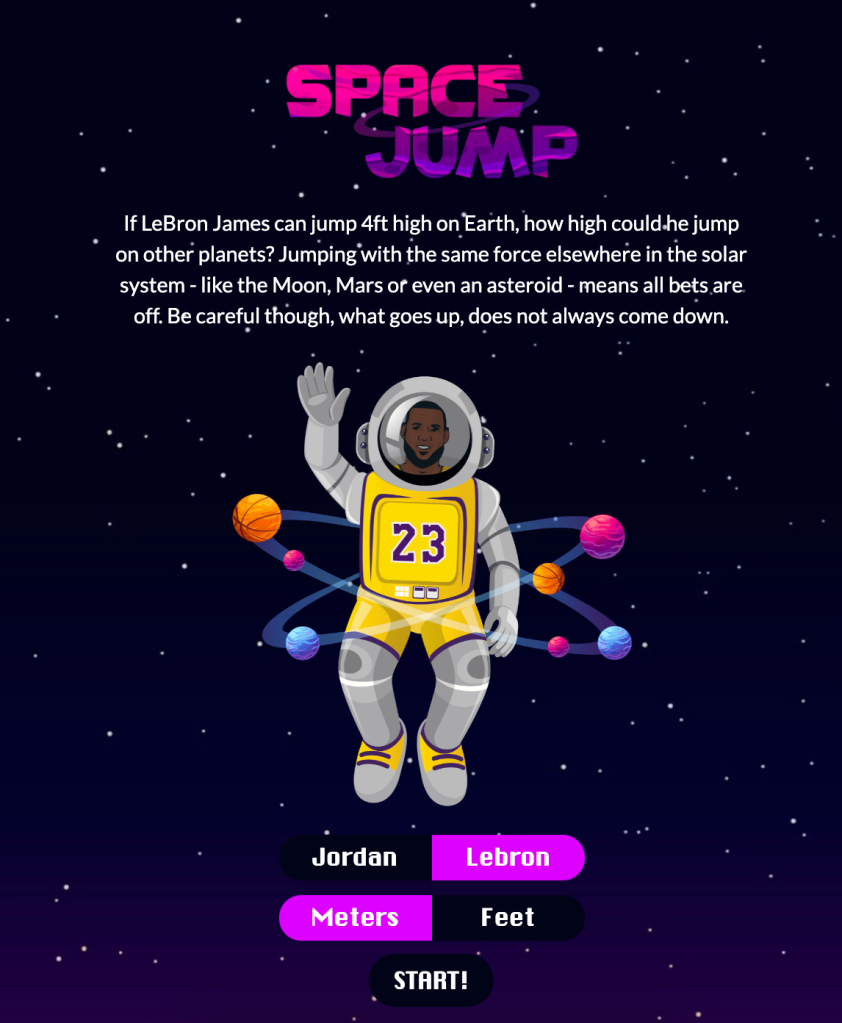 OnlineGambling.com Lebron James Jump Mars