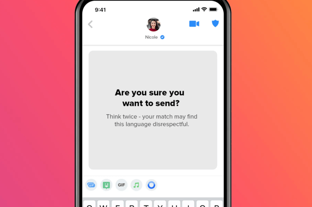 Tinder's Are You Sure? To Stop Harassment