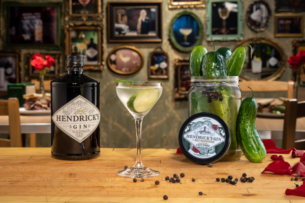 Hendrick’s Gin and Katz’s Delicatessen Gin-Inspired Pickled Cucumbers Cocktails