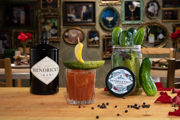 Hendrick’s Gin and Katz’s Delicatessen Gin-Inspired Pickled Cucumbers Cocktails