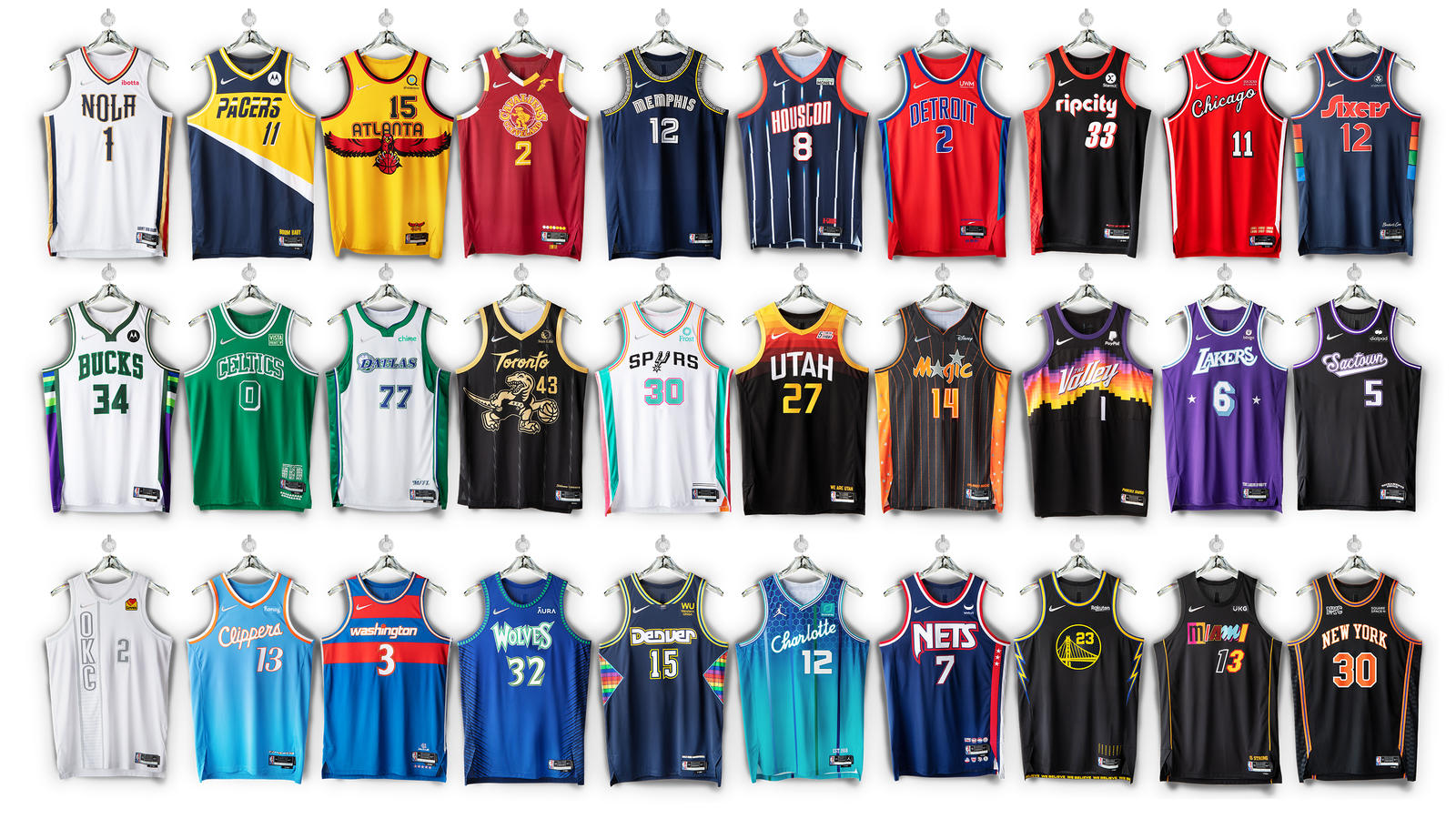2021-22 Nike NBA City Edition Uniforms