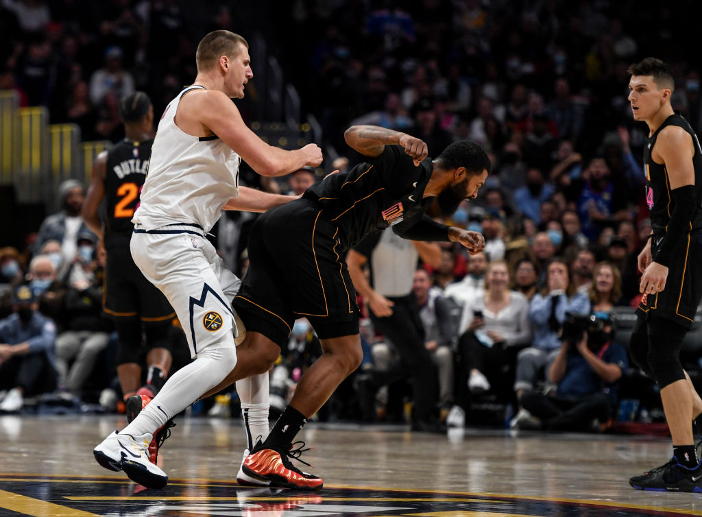 NBA Twitter Reacts To Nikola Jokic Shoving Markieff Morris