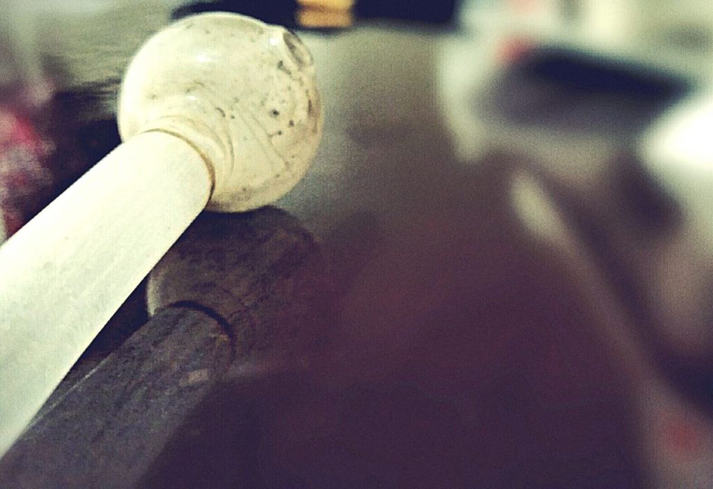 Close-Up Of Methamphetamine Pipe On Table