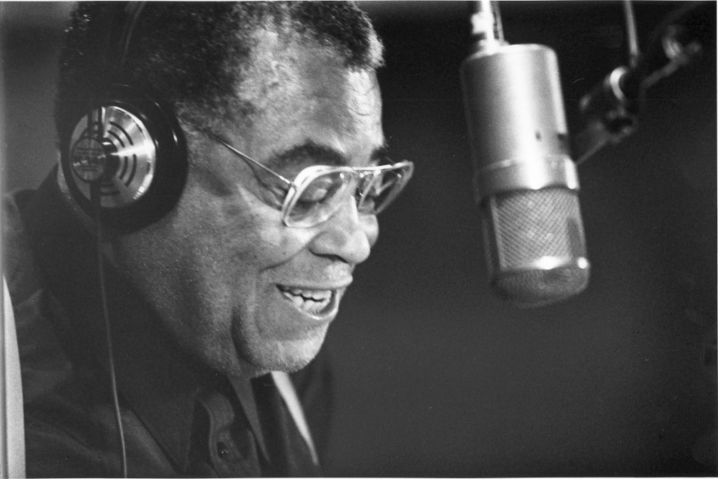 James Earl Jones In A Recording Studio
