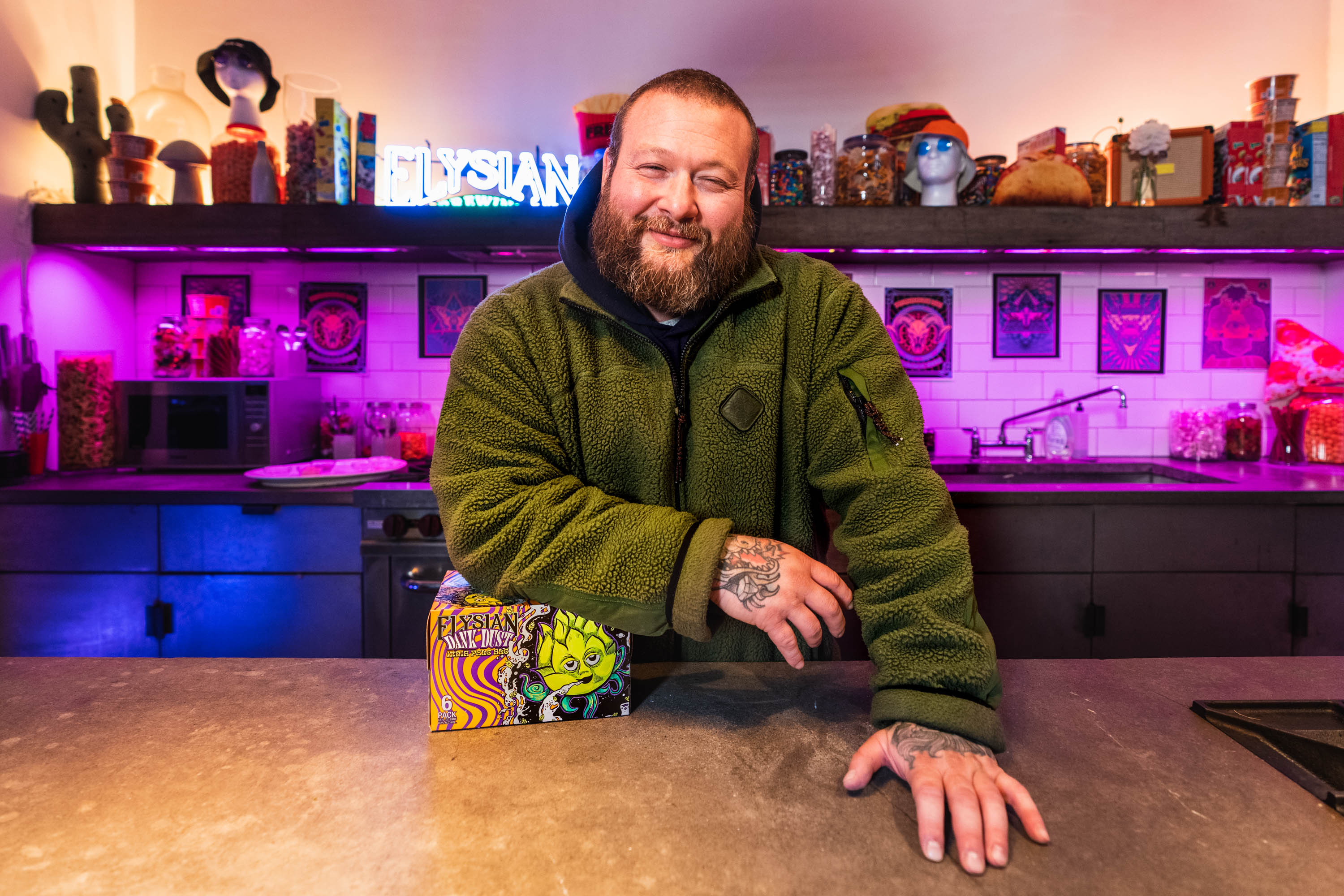 Elysian Brewing X Dank Dust IPA X Action Bronson X 420