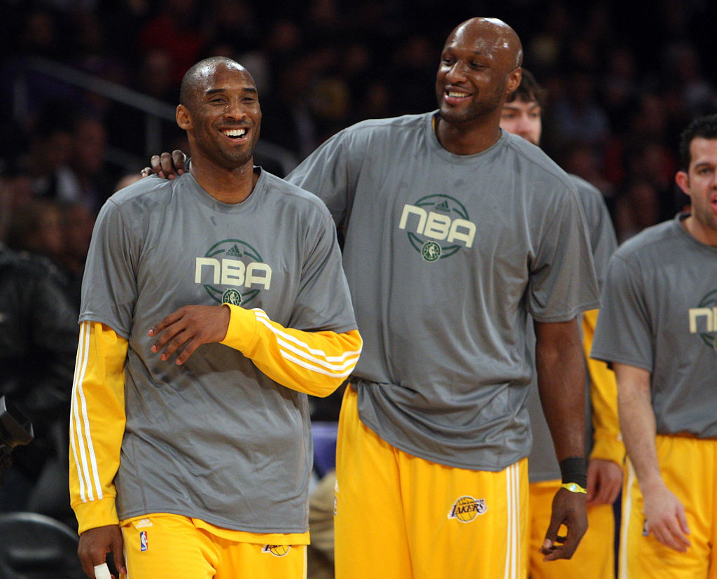 Lamar Odom Reveals He Got Kobe Bryant's Face Tattooed On His Neck