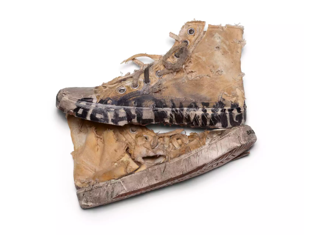 Balenciaga Distressed Paris Sneaker