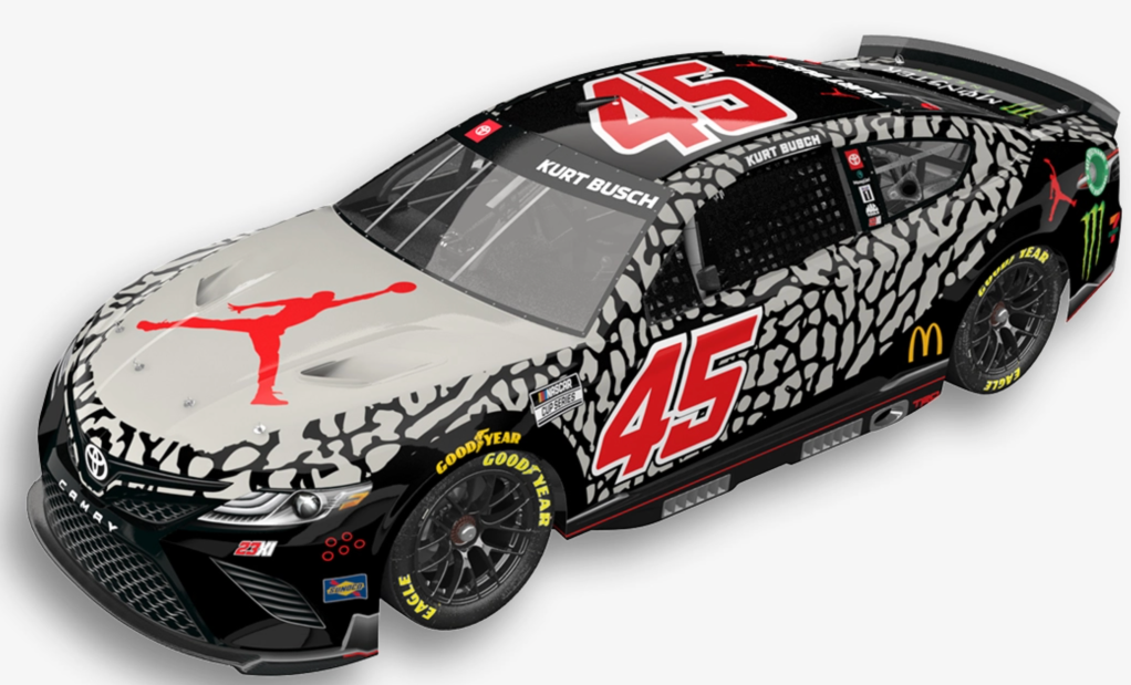 23XI racing Jordan car