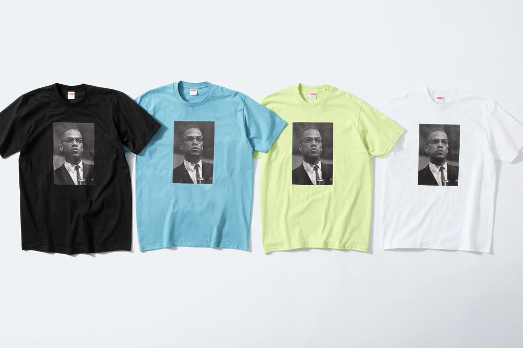Supreme x Roy DeCarava Collection Malcolm X Tee