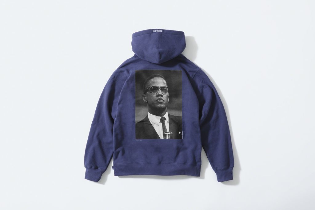 Supreme x Roy DeCarava Collection Malcolm X Hoodie