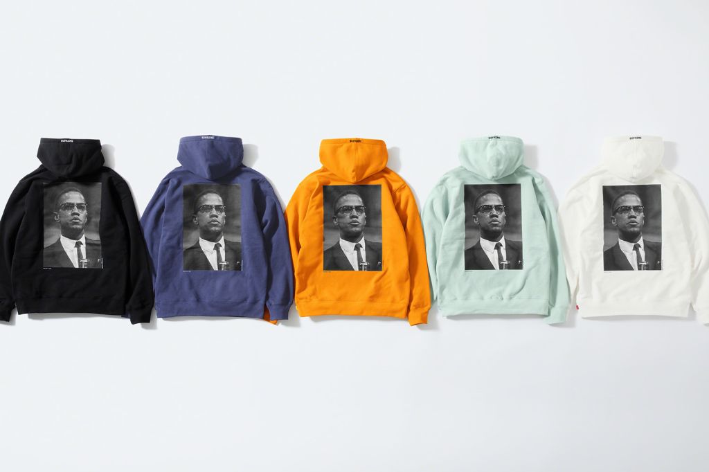 Supreme x Roy DeCarava Collection Malcolm X Hoodie