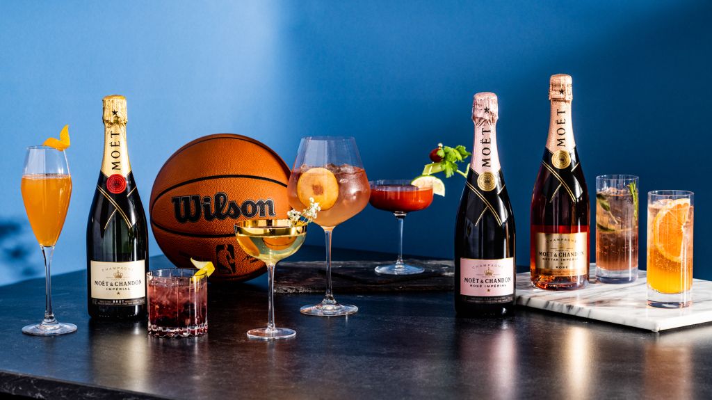 moët & chandon x NBA