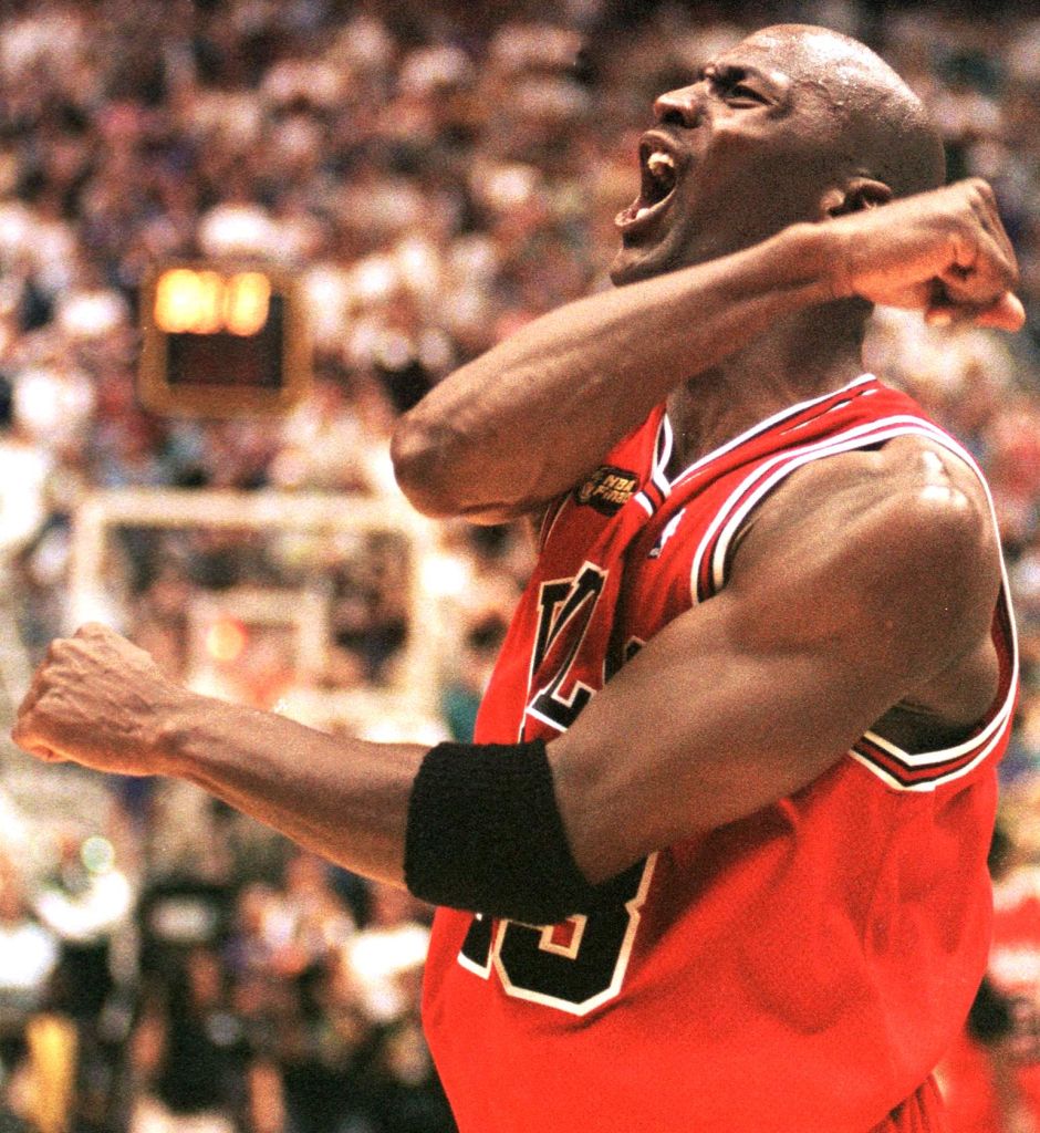 BKN-BULLS-JAZZ-JORDAN YELLS