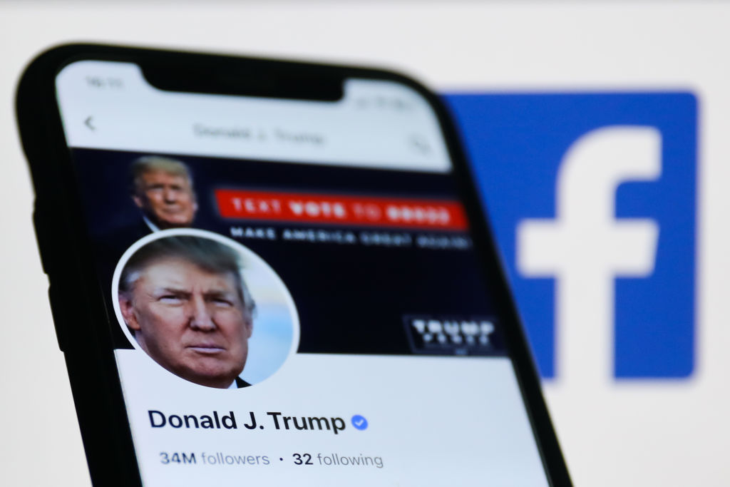 Donald Trump In Social Media Photo Illustrations