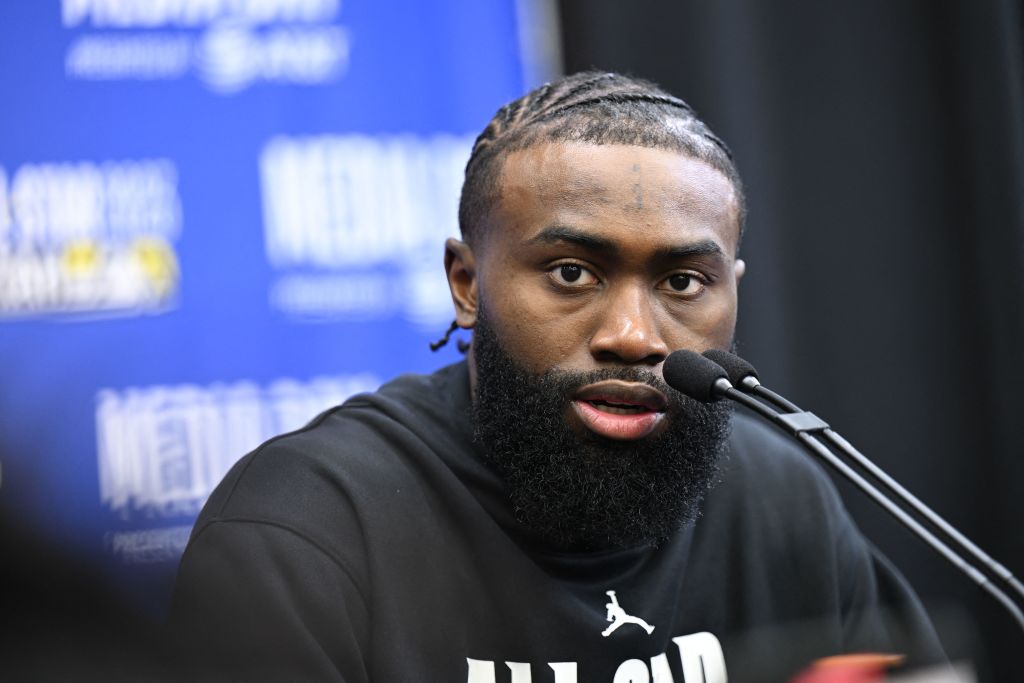 Jaylen Brown -BASKET-NBA-ALLSTAR-PRESS-CONFERENCE