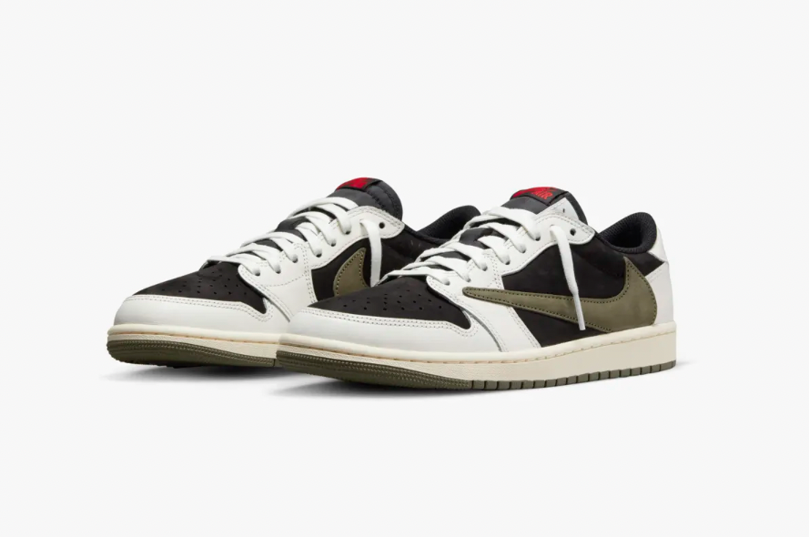 Women's Air Jordan 1 Low x Travis Scott Medium Olive