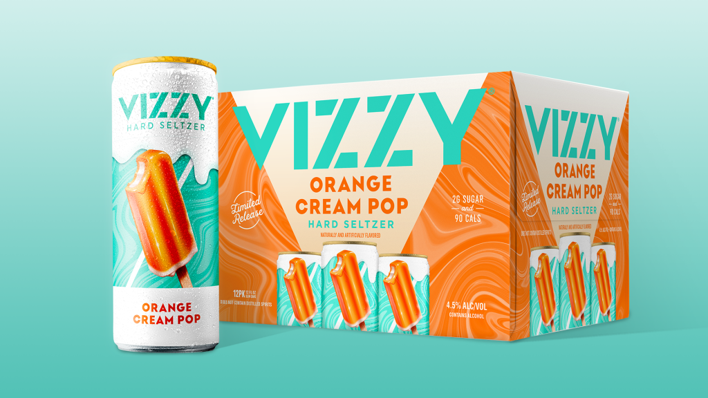 Vizzy Orange Cream Pop Hard Seltzer