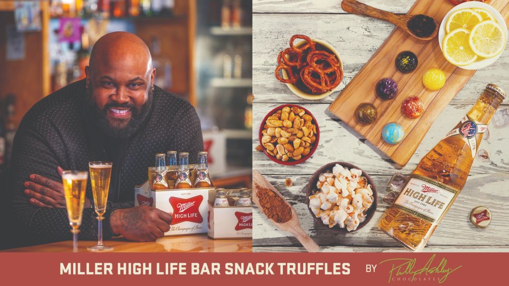 Phillip Ashley Chocolates X Miller High Life X National Truffle Day