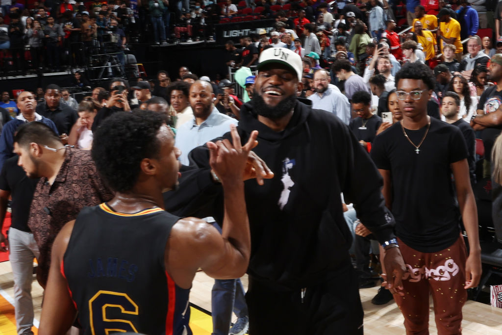 LeBron James Reacts To Bronny Signing USC Letter of Intent